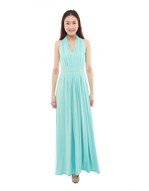 Marilyn Maxi Dress in Sky Blue